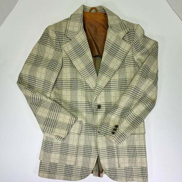 Farah Other - Vintage 1970s Time Out by Farah Plaid Sport Coat Blazer Made in USA
